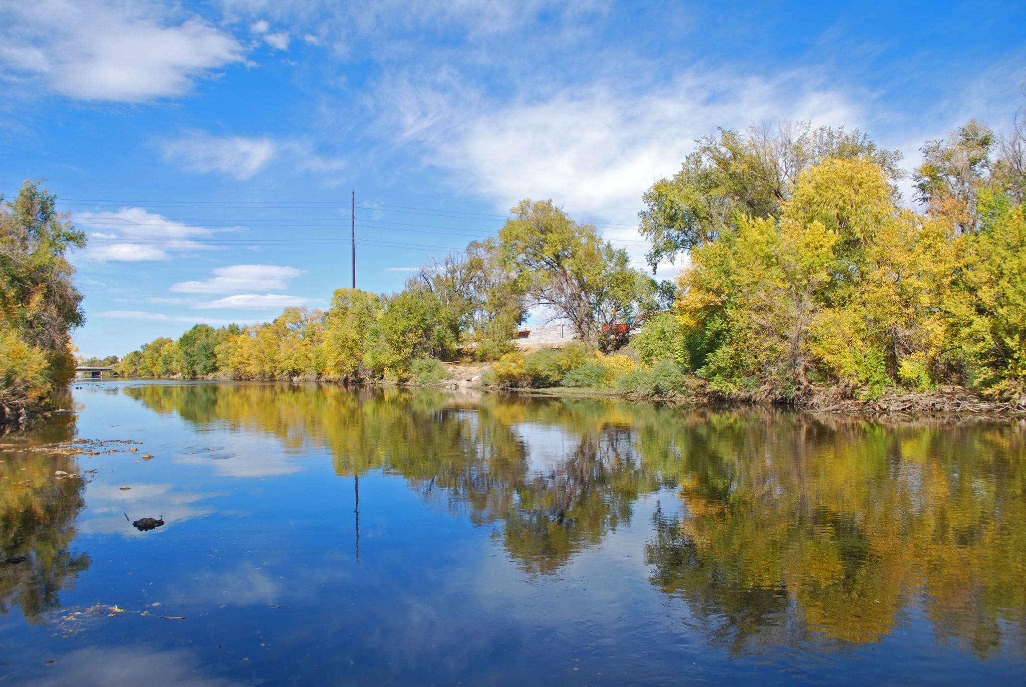 South Platte River in the Fall