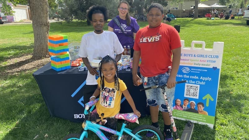 HarvestSHARE family with bike